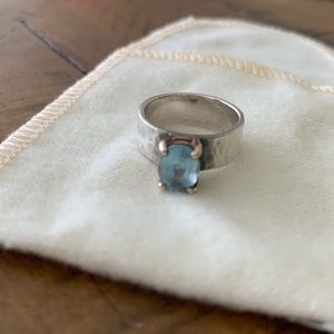 James Avery Julietta Blue Topaz Ring
